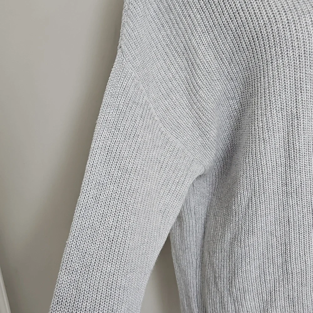 Aerie Women's Gray Heanley Oversized Knit Sweater Size S - Picture 8 of 13